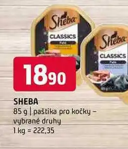 Terno Sheba 85 g paštika pro kočky vybrané druhy nabídka