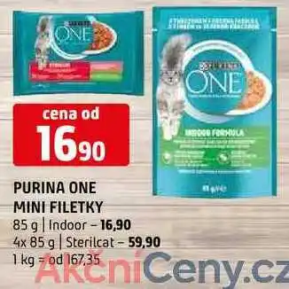 Terno Purina one mini filetky 85g 4x 85 g nabídka