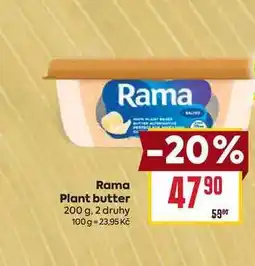 Billa Rama Plant butter 200 g nabídka