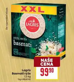 Billa Lagris Basmati rýže 1,5 kg nabídka