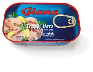 Billa Giana Tresčí játra 115g nabídka