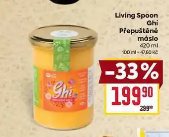 Billa Living Spoon Ghi Přepuštěné máslo 420 ml nabídka