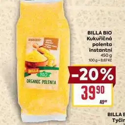 Billa BILLA BIO Kukuřičná polenta instantní 450 g nabídka