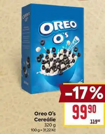 Billa Oreo O's Cereálie 320 g nabídka