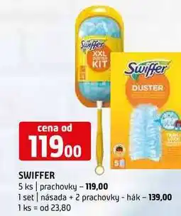 Terno Swiffer 5 ks prachovky 1 set násada + 2 prachovky hák nabídka