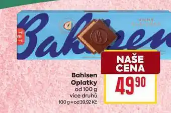 Billa Bahlsen Oplatky od 100g nabídka