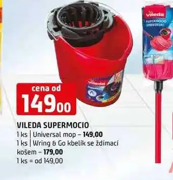 Terno Veleda supermocio 1 ks Universal mop 1 ks Wring & Go kbelík se ždímací košem nabídka