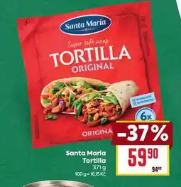 Billa Santa Maria Tortilla 371g nabídka