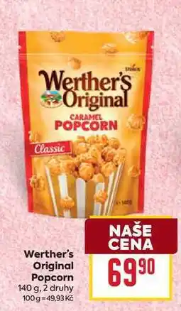 Billa Werther's Original Popcorn 140 g nabídka