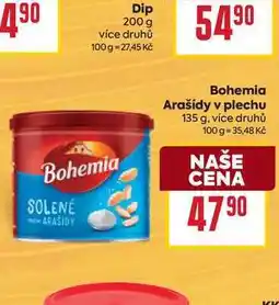 Billa Bohemia Arašídy v plechu 135 g nabídka