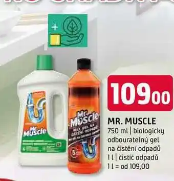 Terno MR. MUSCLE 750 ml biologicky odbouratelný gel na čistění odpadů čistič odpadů nabídka