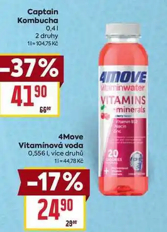 Billa 4Move Vitamínová voda 0,556l nabídka