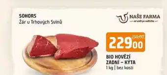 Terno Bio hovězí zadní kýta 1 kg bez kosti nabídka