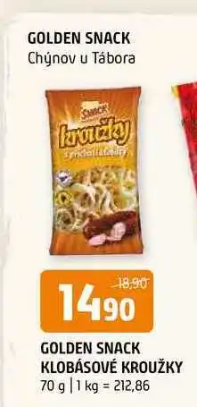 Terno Golden Snack klobásové kroužky 70g nabídka