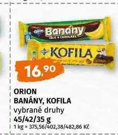 Terno Orion banány kofila vybrané druhy 45/42/35 g nabídka