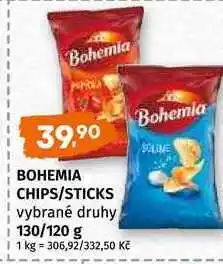 Terno Bohemia Chips 130g/120g různé druhy nabídka