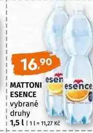 Terno Mattoni esence vybrané druhy 1,5l nabídka