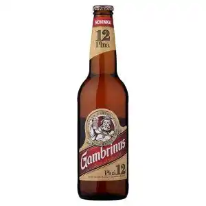 Terno Gambrinus Plná 12 pivo ležák světlý 0,5l nabídka