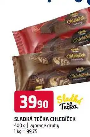 Terno Sladká Tečka chlebíček 400 g vybrané druhy nabídka