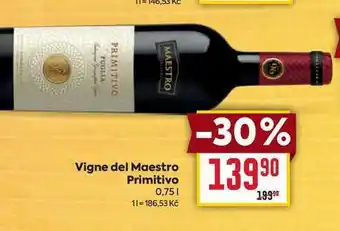 Billa Vigne del Maestro Primitivo 0,75l nabídka