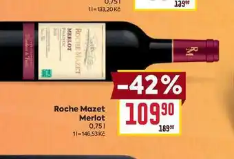 Billa Roche Mazet Merlot 0,75l nabídka