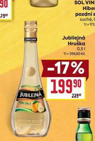 Billa Jubilejná Hruška 0,5l nabídka