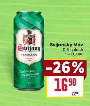 Billa Svijanský máz 0,5l (plechovka) nabídka