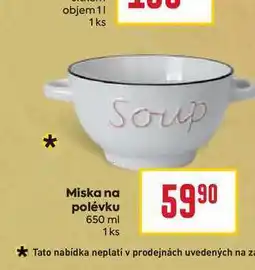 Billa Miska na polévku 650 ml 1 ks nabídka