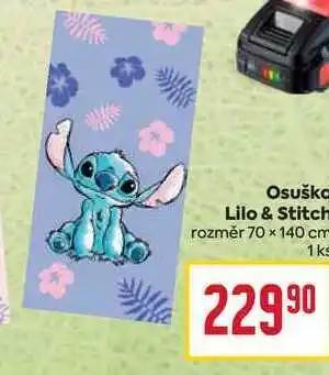 Billa Osuška Lilo & Stitch rozměr 70 x 140 cm 1 ks nabídka