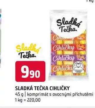 Terno Sladká Tečka 45 g komprimát s ovocnými příchutěmi nabídka