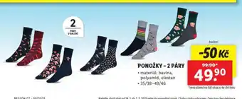 Lidl Ponožky nabídka