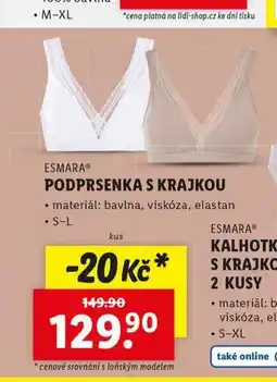 Lidl Podprsenka nabídka