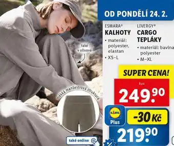 Lidl Kalhoty nabídka