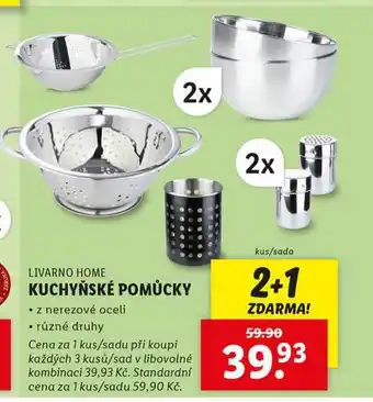 Lidl Kuchyňské pomůcky nabídka