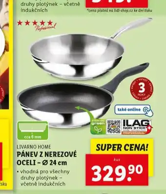 Lidl Pánev z nerezové oceli nabídka