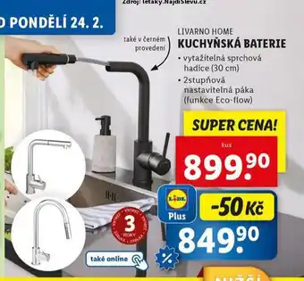 Lidl Kuchyňská baterie nabídka