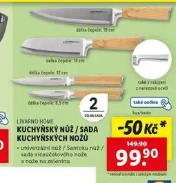 Lidl Kuchyňský nůž nabídka