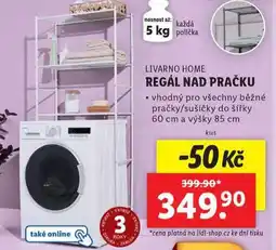 Lidl Regál nad pračku nabídka