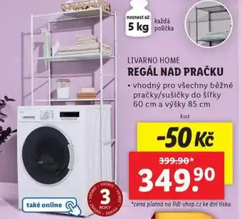 Lidl Regál nad pračku nabídka