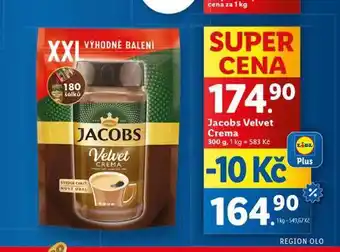 Lidl Jacobs velvet crema nabídka