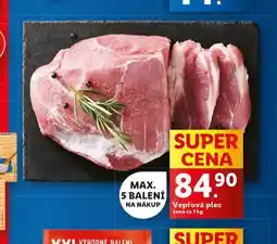 Lidl Vepřová plec nabídka