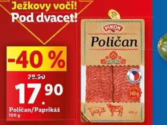 Lidl Paprikáš nabídka