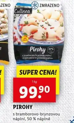 Lidl Pirohy nabídka