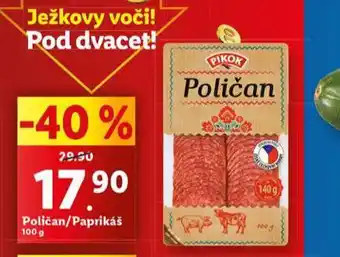 Lidl Poličan nabídka