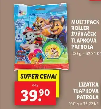 Lidl Multipack roller řvýkaček tlapková patrola nabídka