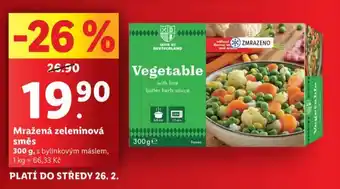 Lidl Mražená zeleninová směs nabídka