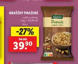 Lidl Arašídy pražené nabídka