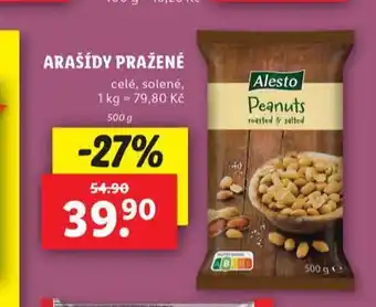 Lidl Arašídy pražené nabídka