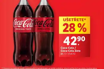 Lidl Coca cola, coca cola zero nabídka