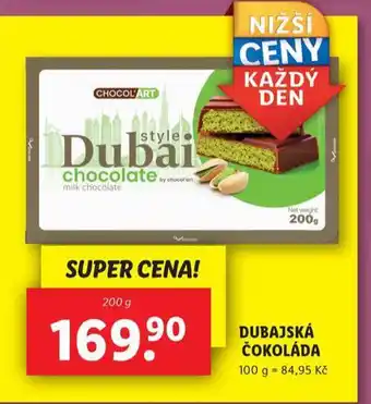 Lidl Dubajská čokoláda nabídka